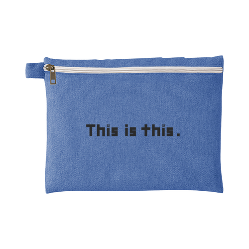 これはこれです。 シャンブリックキャンバスフラットポーチ（L） シャンブリックキャンバスフラットポーチ（L）