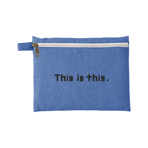 これはこれです。 シャンブリックキャンバスフラットポーチ（M） シャンブリックキャンバスフラットポーチ（M）