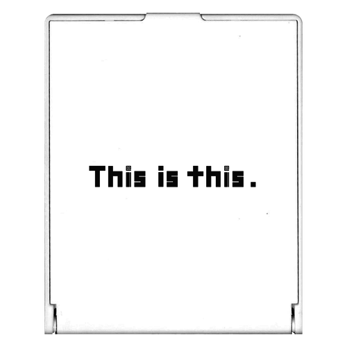 これはこれです。 スクエアミラー スクエアミラー