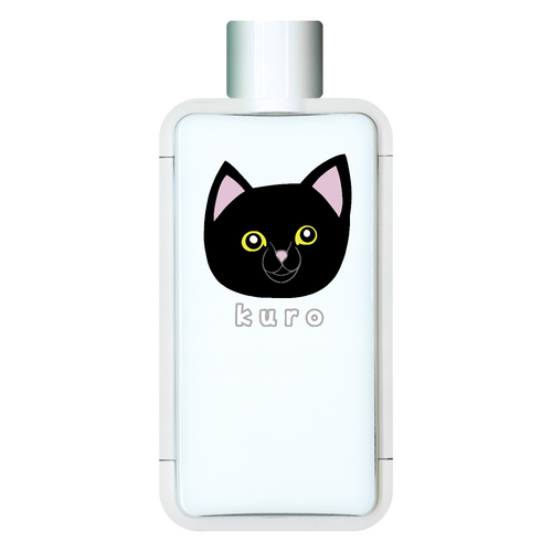 くろねこちゃん フレームスクエアボトル