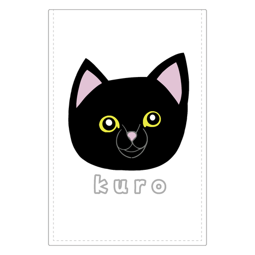 くろねこちゃん ソフトレザーミラー