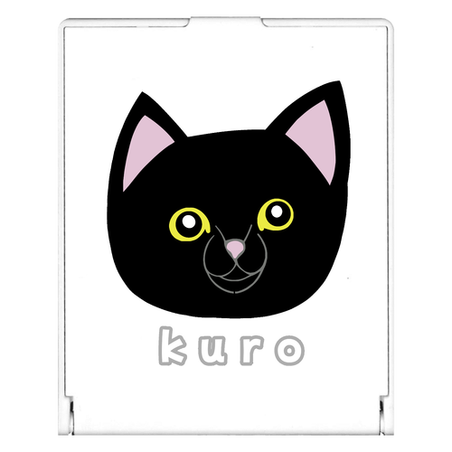 くろねこちゃん スクエアミラー