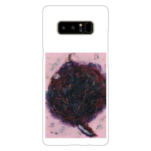 カラフル花 Galaxy Note8（白）