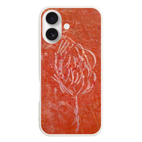 白い花 iPhone17 (ハードケース)