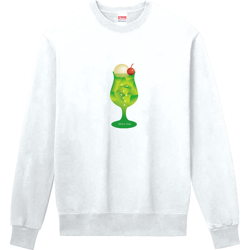 おいしいメロンソーダ・Melon Soda 定番スウェット