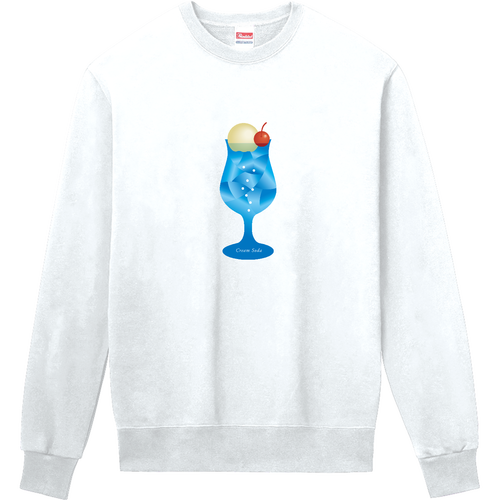 おいしいクリームソーダ・Cream Soda　2 定番スウェット