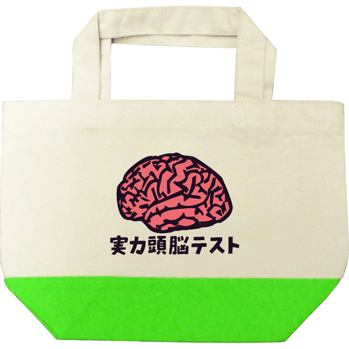 実力頭脳テスト キャンバスツートントートバッグ（S)