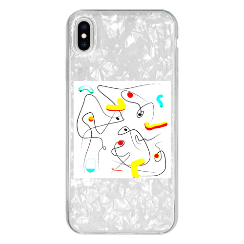 ボク自由に泳げるよ iPhone XsMAX シェルデザインケース