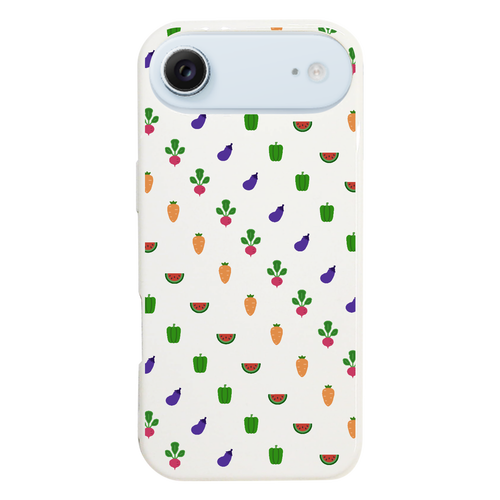 ドット よく見るとベジタブル iPhone17 Air (ハードケース)