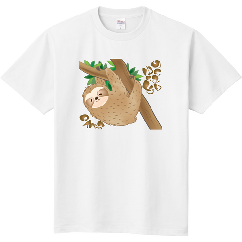 のんびりナマケモノ 定番Ｔシャツ