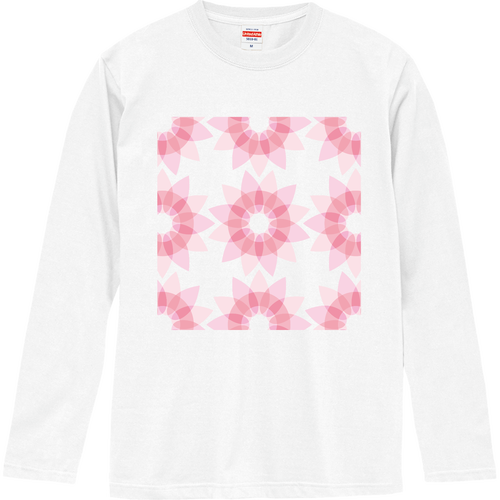 Flower 012 ロングスリーブTシャツ