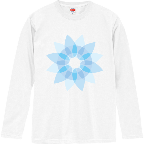 Flower 02 ロングスリーブTシャツ