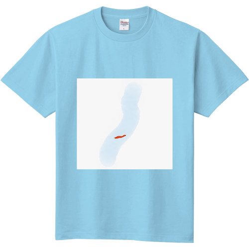 川に金魚がいるよ 定番Ｔシャツ