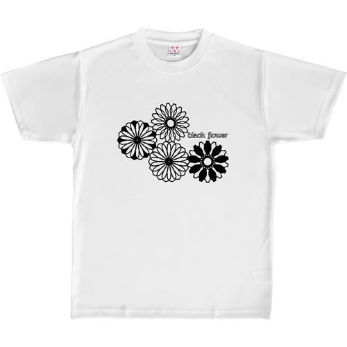 ブラックフラワー 定番ドライライトＴシャツ
