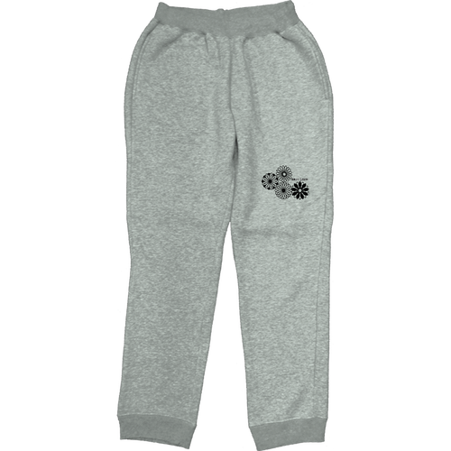 ブラックフラワー T/Cスウェットパンツ