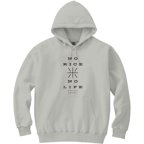 お米大好き・NO RICE NO LIFE 1 軽量プルパーカー (長袖プリント)