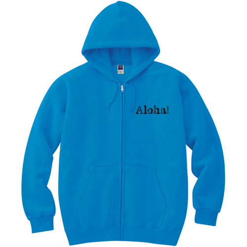 Aloha! ２ 軽量ジップアップパーカー