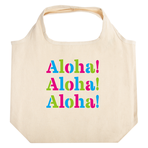 Aloha! 3 たためるマルシェ【白プリントあり】