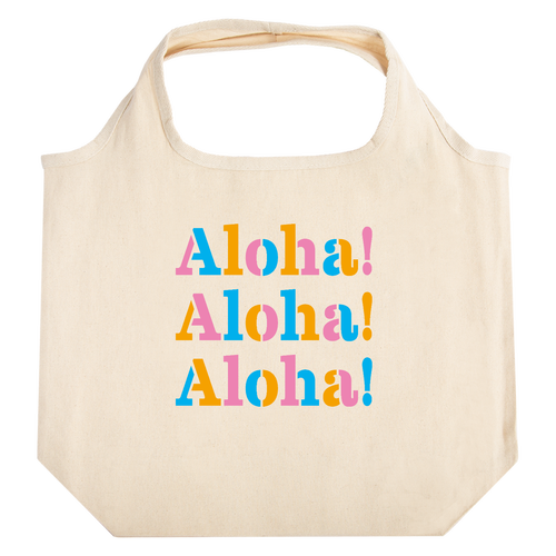 Aloha! 4 たためるマルシェ【白プリントあり】