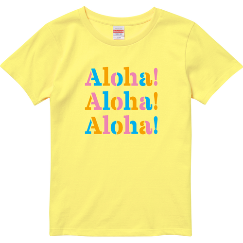 Aloha! 4 ハイクオリティーTシャツ（ガールズ）