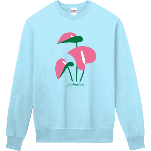 Anthurium Pink 定番スウェット