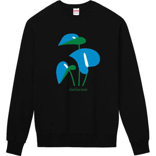 Anthurium Blue 定番スウェット