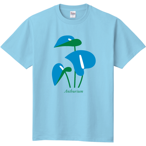 Anthurium Blue 定番Ｔシャツ