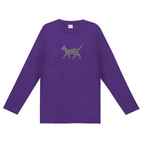 NO CAT NO LIFE 3 ヘビーウェイト長袖Ｔシャツ