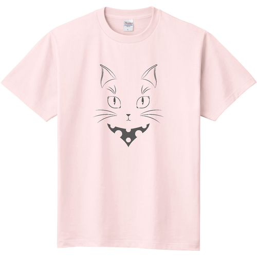 ねこかわいい(線画) 定番Ｔシャツ