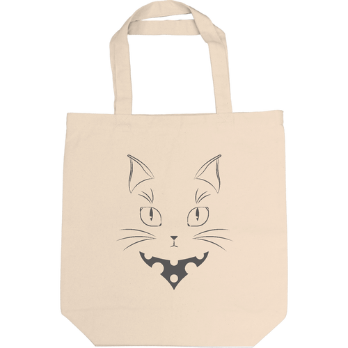ねこかわいい(線画) キャンバストート M