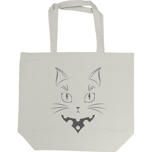 ねこかわいい(線画) キャンバストート L