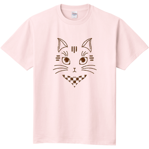 ねこかわいい(クレヨン) キッズＴシャツ