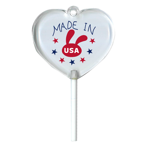 【MADE IN USA】アクリルチャーム ハートキャンディアクリルチャーム