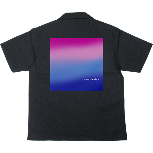 朝やけ T/Cオープンカラーシャツ