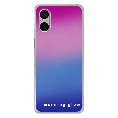 朝やけ Xperia 5 V ソフトケース