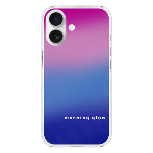 朝やけ iPhone17 (透明)(ハードケース)