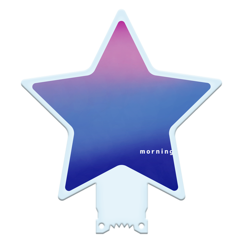 朝やけ 星型アクリルペンライト