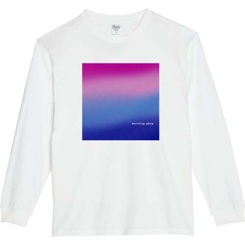 朝やけ ５.６オンスヘビーウェイトLS-Tシャツ（リブ付き）