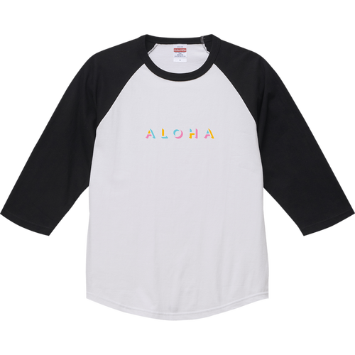 ALOHA 5 ラグランTシャツ（七分袖）