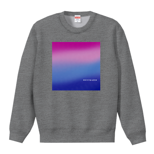 朝やけ T／Cクルーネックスウェット