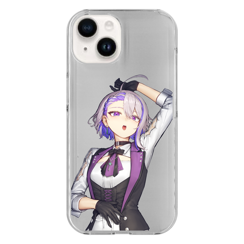 【オリラボ限定】朔夜トバリさま スマホケース iPhone15 (透明)(ハードケース)