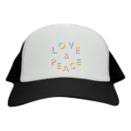 Love & Peace メッシュキャップ