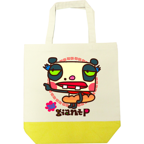 ジャイアントP キャンバスツートントートバッグ（M)
