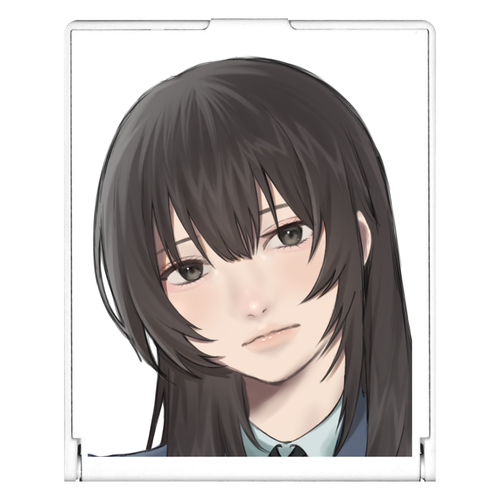 白湯メイク女子「2026年4月27日 19:08」に作成したデザイン スクエアミラー