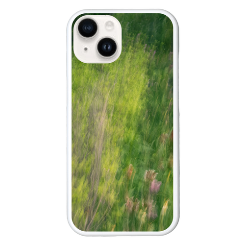 春の緑 iPhone15 (ハードケース)