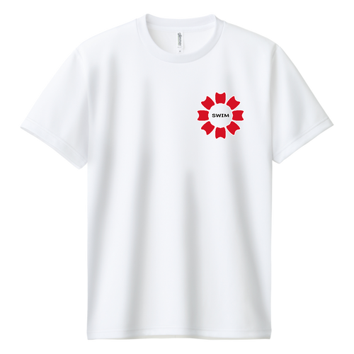 プルフラワー＆SWIM（R）両面プリント ドライＴシャツ