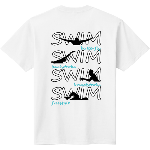 SWIM（E）背面プリント 定番Ｔシャツ