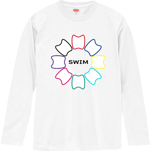 プルフラワー（A2）（SWIM） ロングスリーブTシャツ