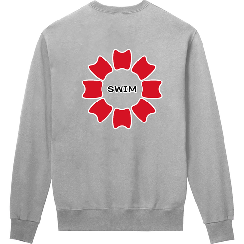 プルフラワー（R）（SWIM）背面プリント 定番スウェット