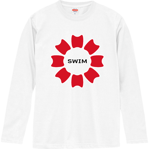 プルフラワー（R）（SWIM） ロングスリーブTシャツ